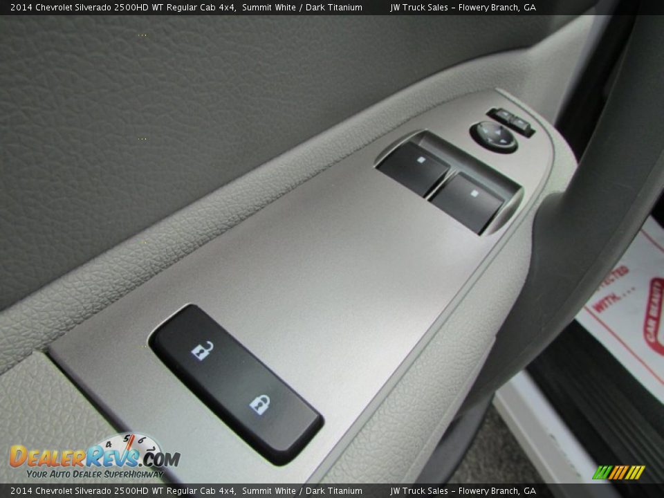 2014 Chevrolet Silverado 2500HD WT Regular Cab 4x4 Summit White / Dark Titanium Photo #33