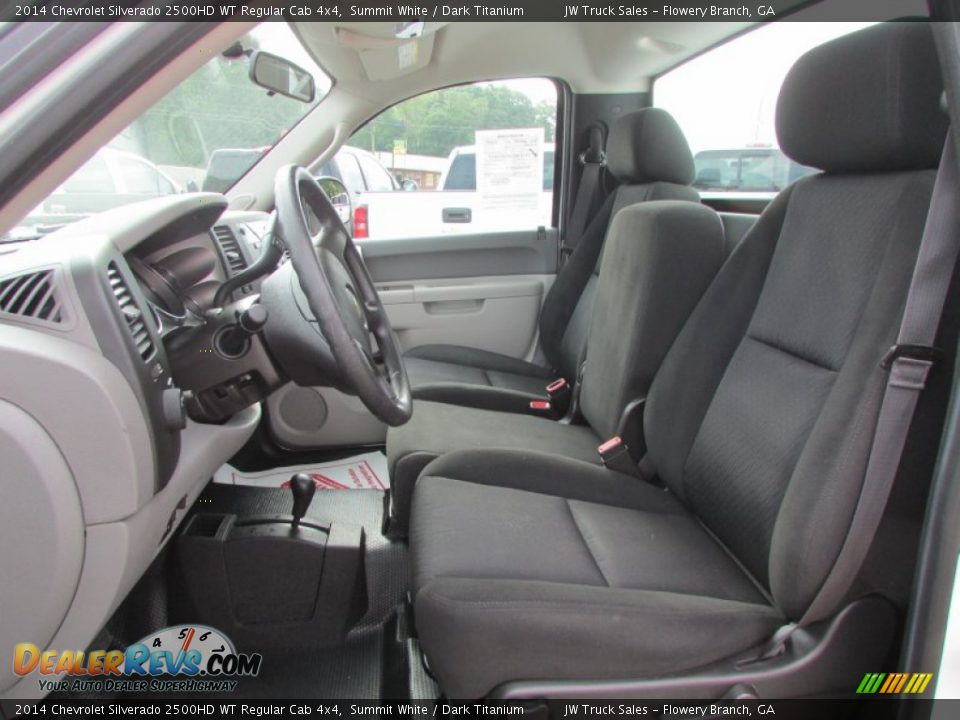 2014 Chevrolet Silverado 2500HD WT Regular Cab 4x4 Summit White / Dark Titanium Photo #34
