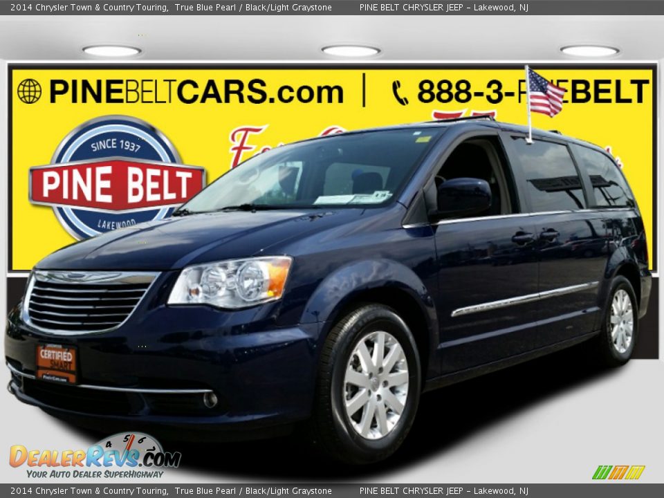 2014 Chrysler Town & Country Touring True Blue Pearl / Black/Light Graystone Photo #1
