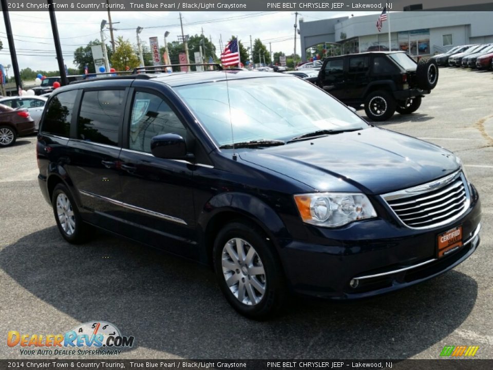 2014 Chrysler Town & Country Touring True Blue Pearl / Black/Light Graystone Photo #3