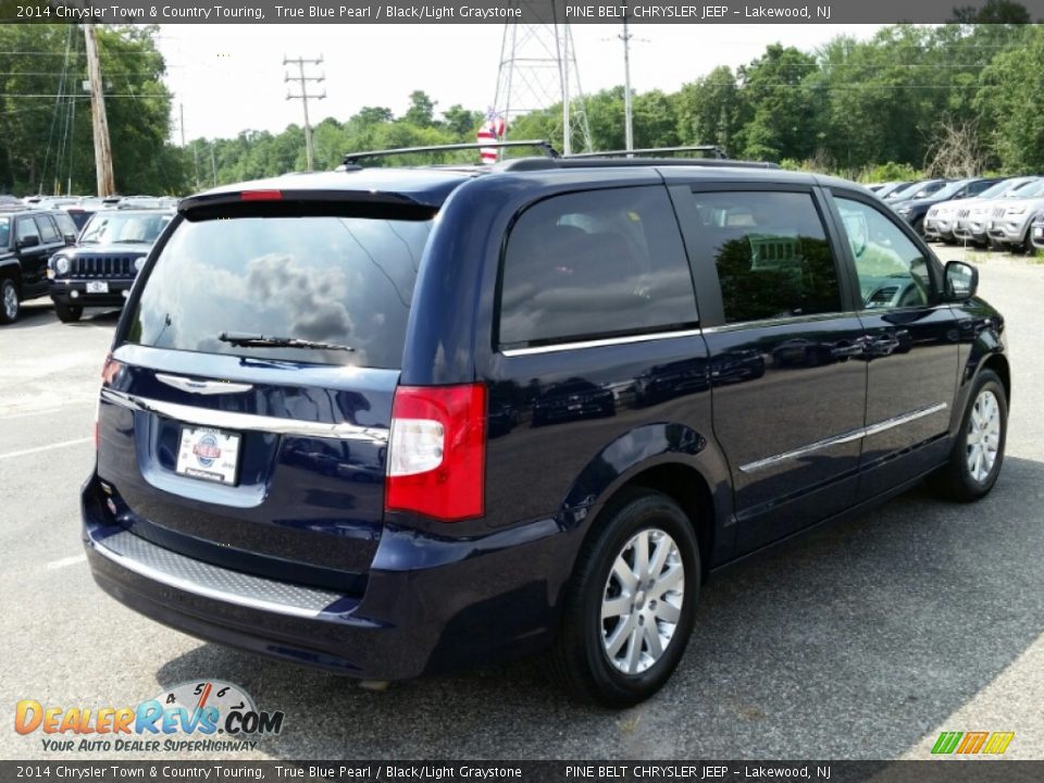 2014 Chrysler Town & Country Touring True Blue Pearl / Black/Light Graystone Photo #7