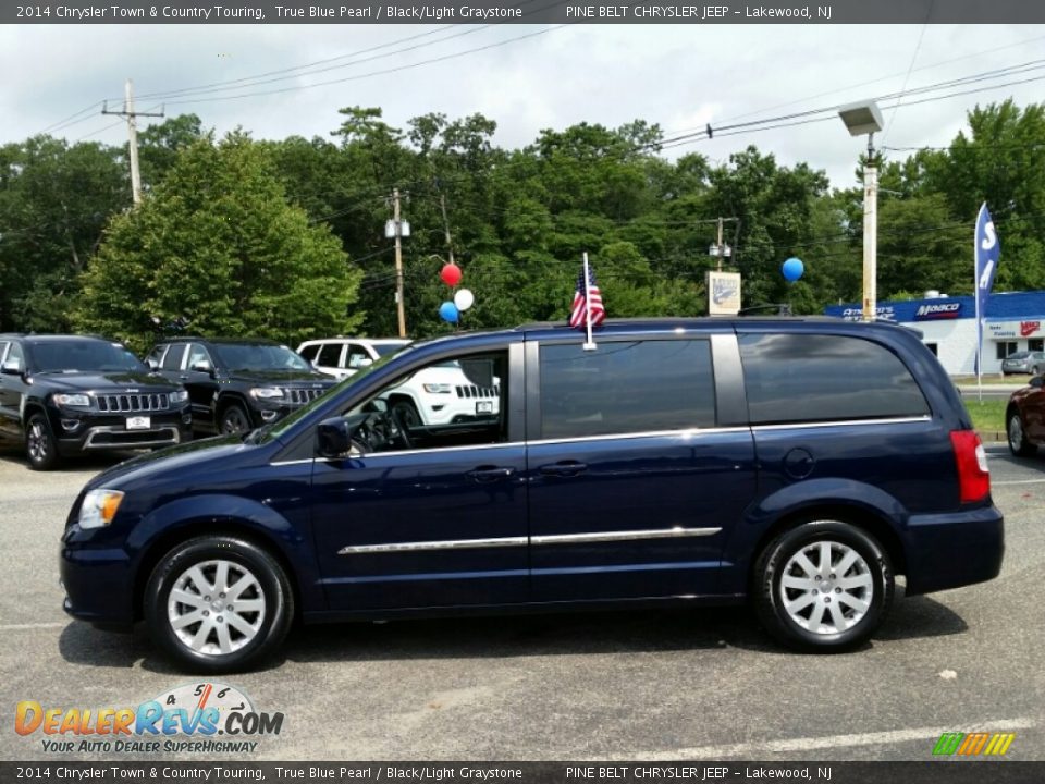 2014 Chrysler Town & Country Touring True Blue Pearl / Black/Light Graystone Photo #12