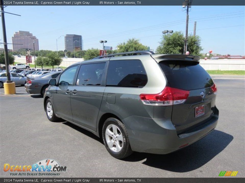 2014 Toyota Sienna LE Cypress Green Pearl / Light Gray Photo #6