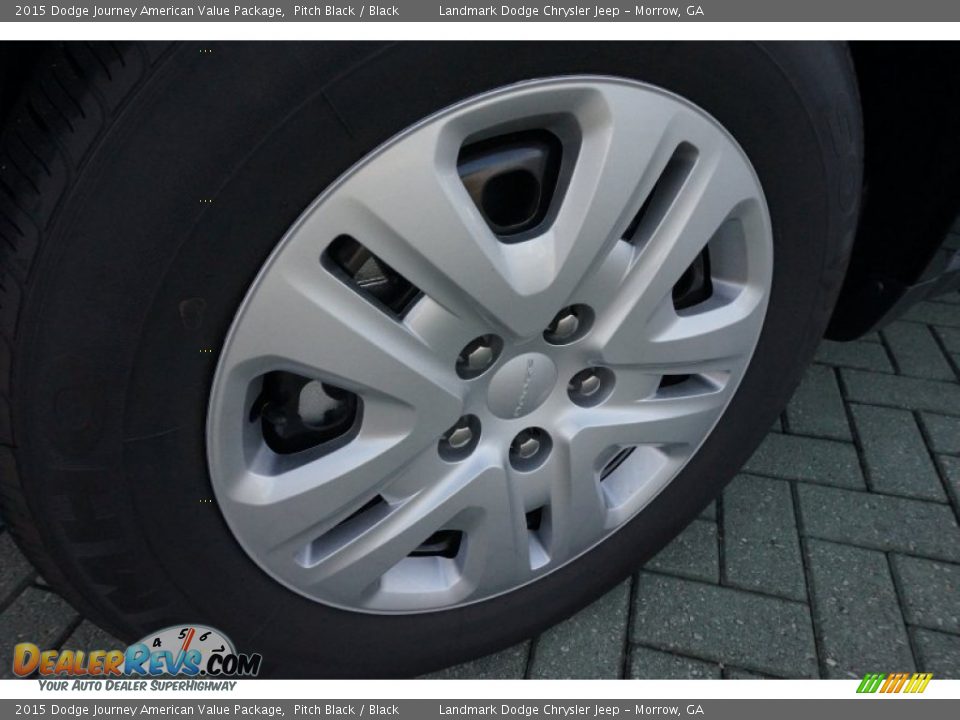 2015 Dodge Journey American Value Package Pitch Black / Black Photo #5