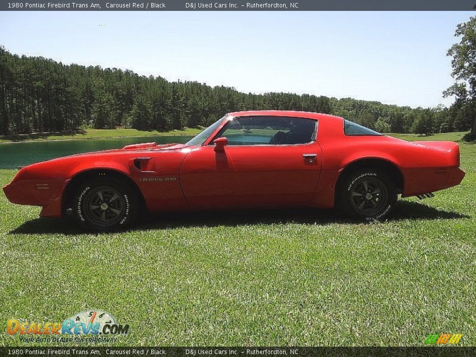 1980 Pontiac Firebird Trans Am Carousel Red / Black Photo #5
