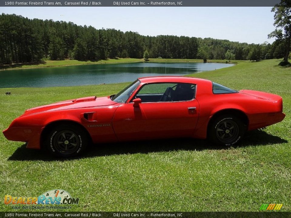 1980 Pontiac Firebird Trans Am Carousel Red / Black Photo #6