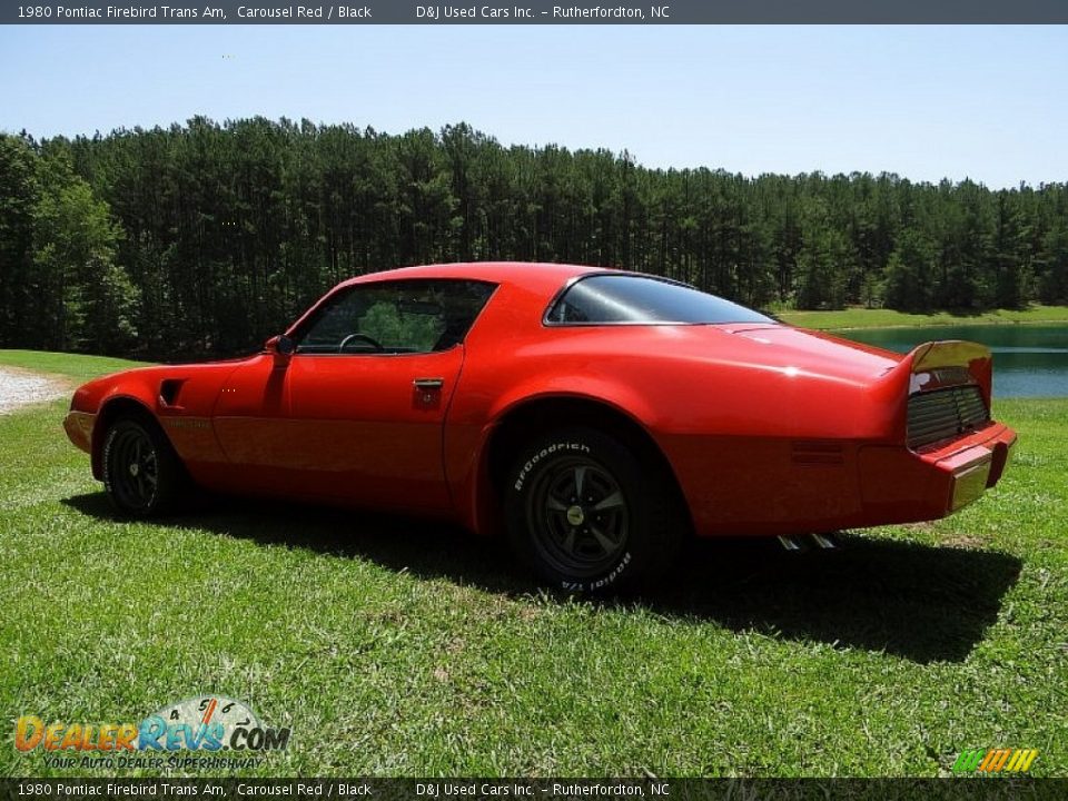 1980 Pontiac Firebird Trans Am Carousel Red / Black Photo #7