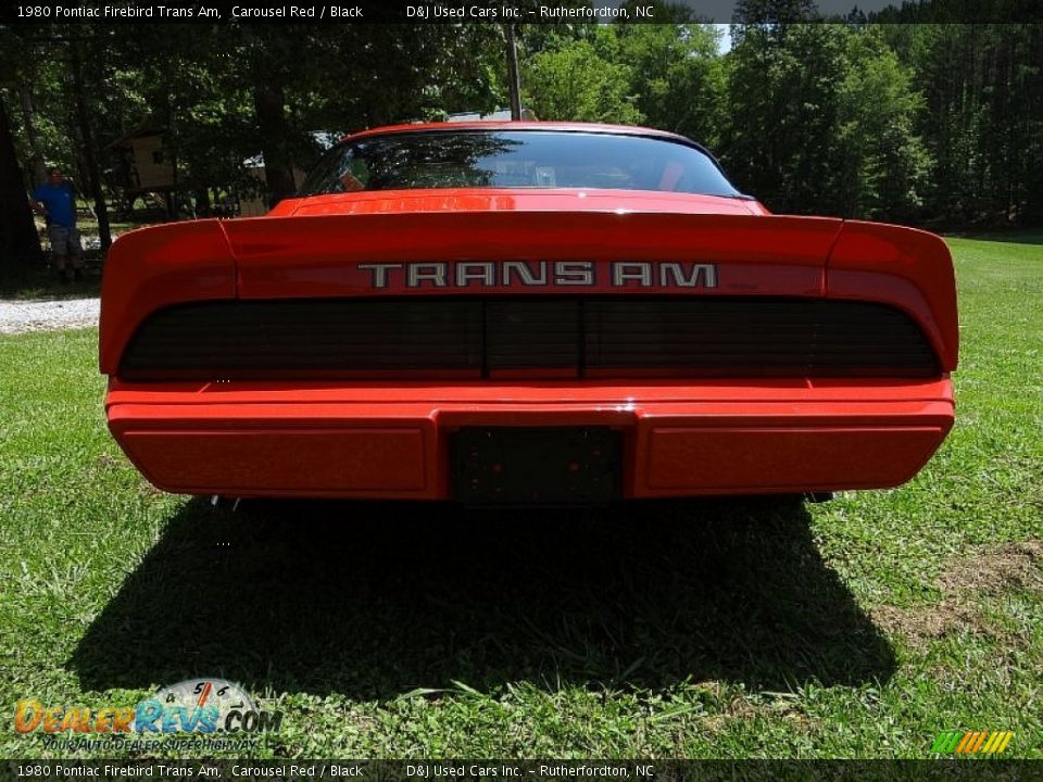 1980 Pontiac Firebird Trans Am Carousel Red / Black Photo #8