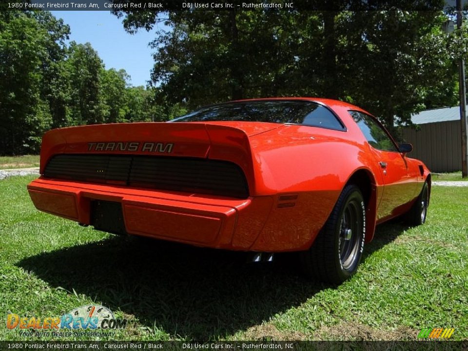 1980 Pontiac Firebird Trans Am Carousel Red / Black Photo #10