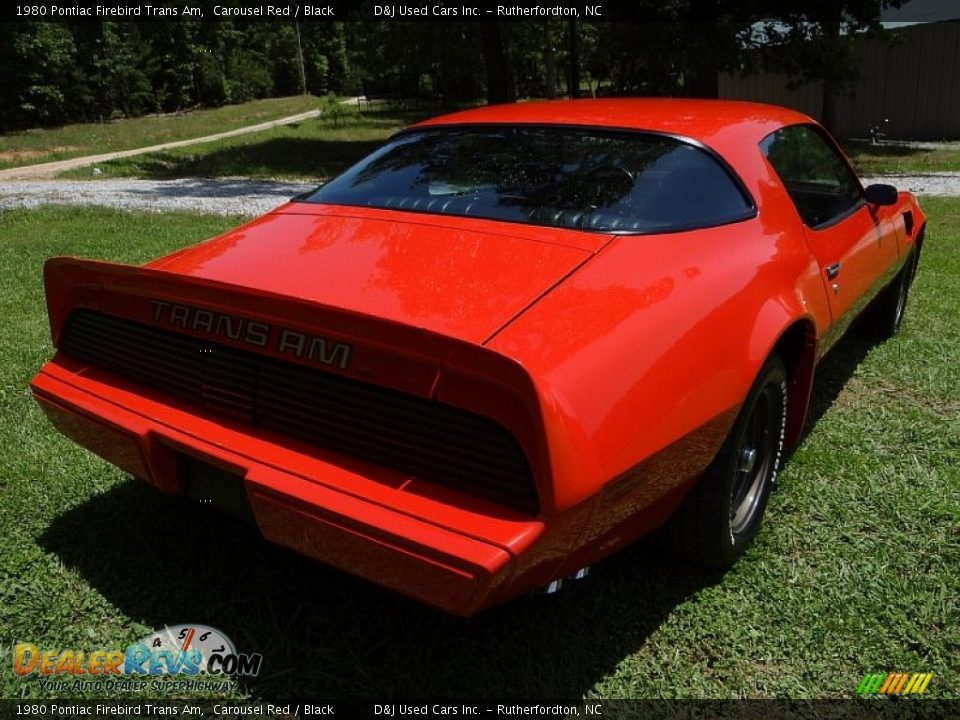 1980 Pontiac Firebird Trans Am Carousel Red / Black Photo #11