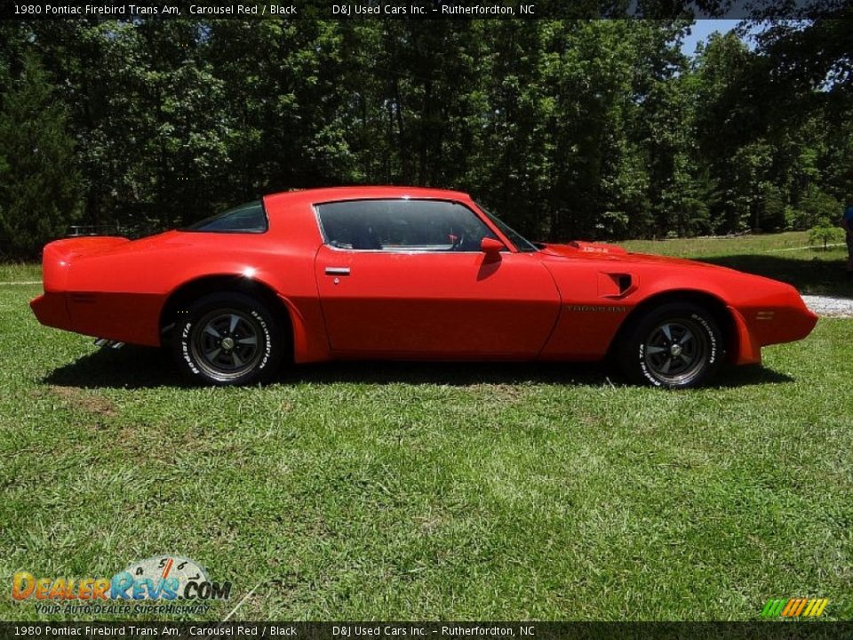1980 Pontiac Firebird Trans Am Carousel Red / Black Photo #12