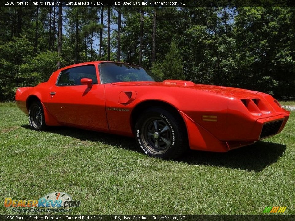 1980 Pontiac Firebird Trans Am Carousel Red / Black Photo #13