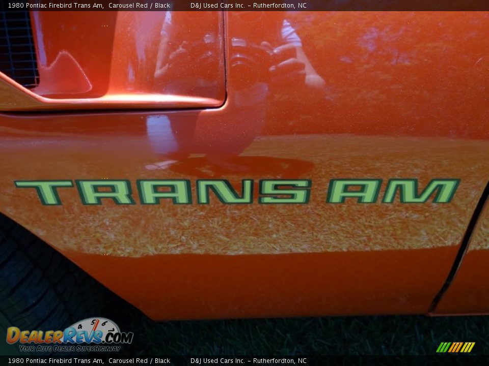 1980 Pontiac Firebird Trans Am Carousel Red / Black Photo #18