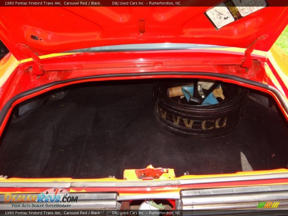 1980 Pontiac Firebird Trans Am Carousel Red / Black Photo #27