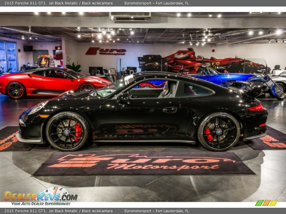 2015 Porsche 911 GT3 Jet Black Metallic / Black w/Alcantara Photo #3