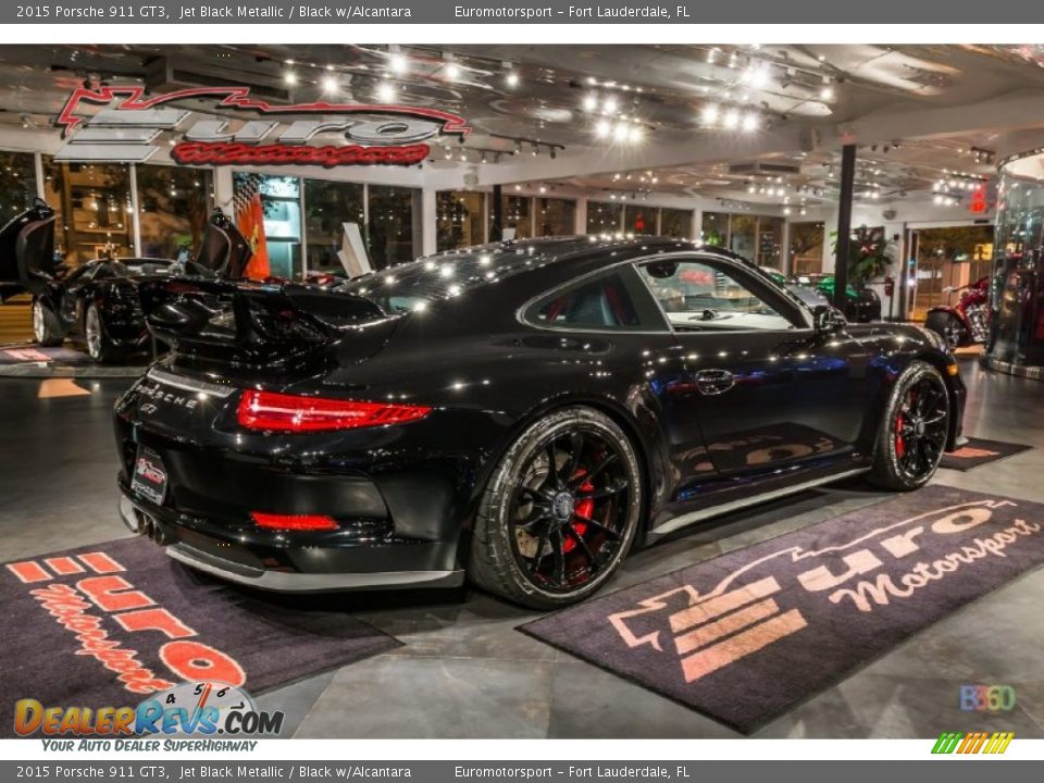 2015 Porsche 911 GT3 Jet Black Metallic / Black w/Alcantara Photo #11