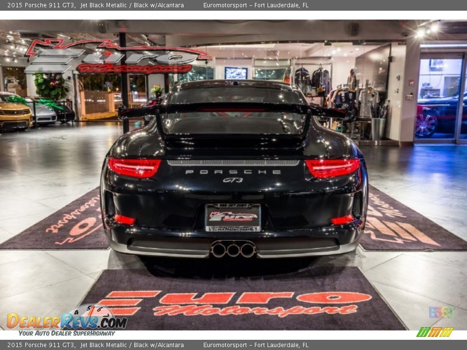 2015 Porsche 911 GT3 Jet Black Metallic / Black w/Alcantara Photo #12