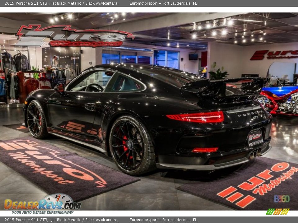 2015 Porsche 911 GT3 Jet Black Metallic / Black w/Alcantara Photo #13