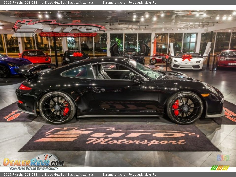 2015 Porsche 911 GT3 Jet Black Metallic / Black w/Alcantara Photo #19