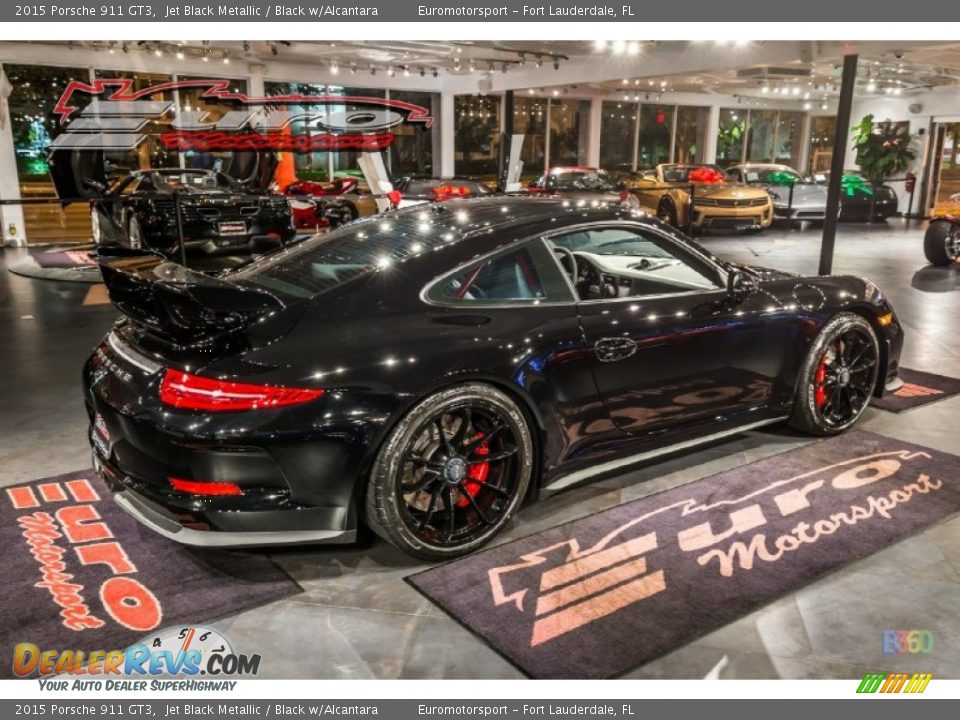 2015 Porsche 911 GT3 Jet Black Metallic / Black w/Alcantara Photo #20