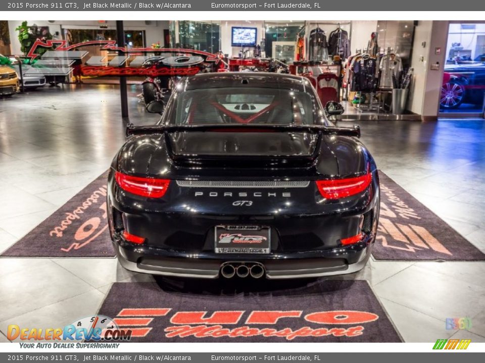 2015 Porsche 911 GT3 Jet Black Metallic / Black w/Alcantara Photo #21