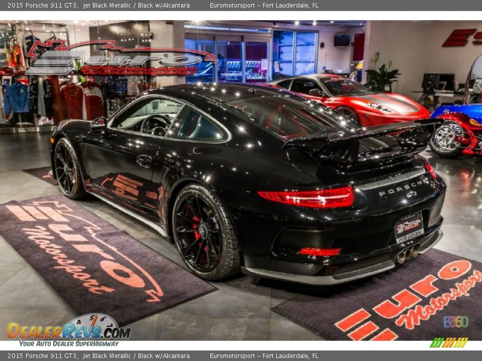 2015 Porsche 911 GT3 Jet Black Metallic / Black w/Alcantara Photo #22