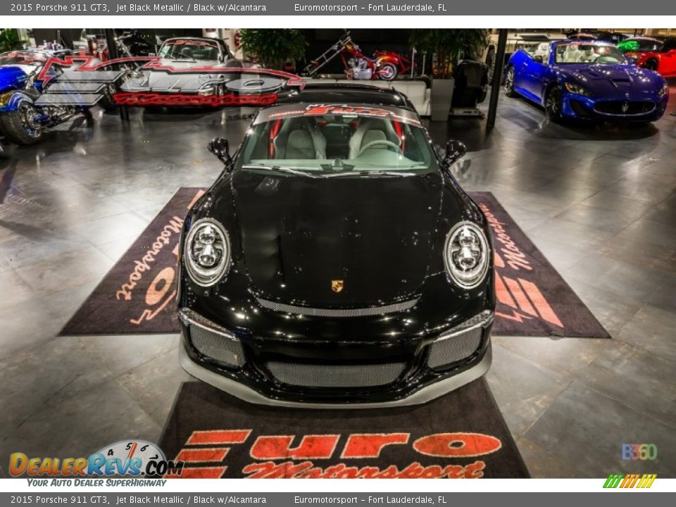 2015 Porsche 911 GT3 Jet Black Metallic / Black w/Alcantara Photo #25