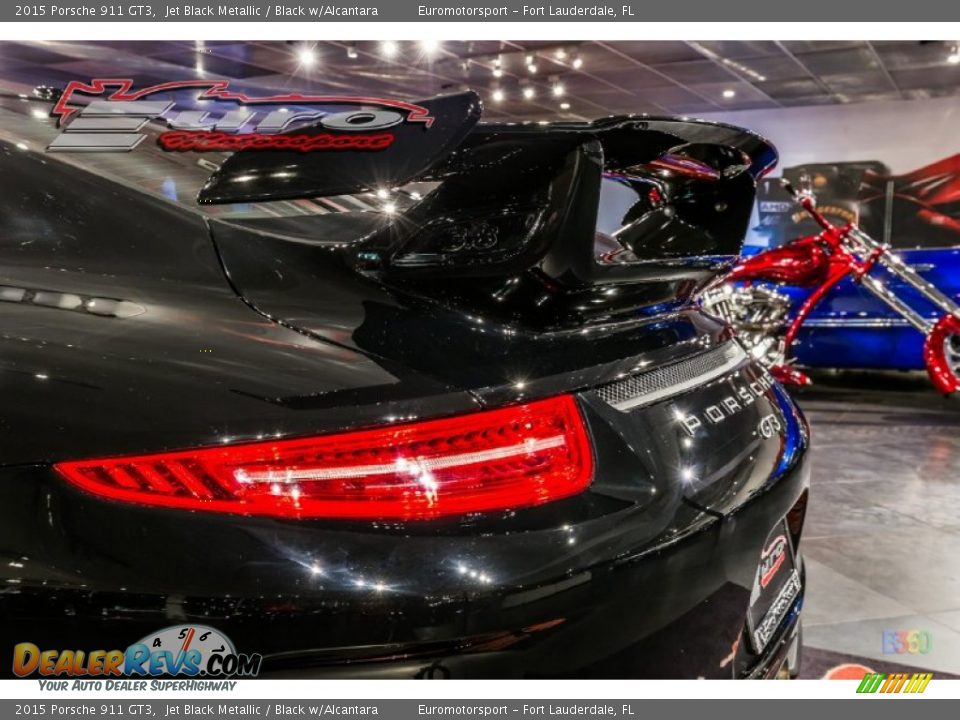 2015 Porsche 911 GT3 Jet Black Metallic / Black w/Alcantara Photo #36