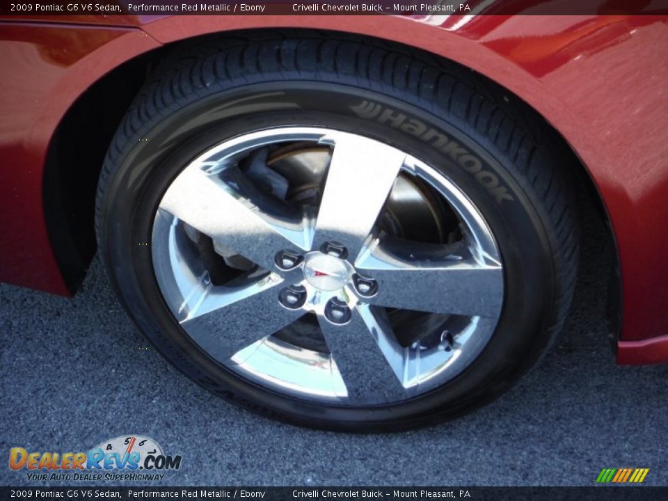 2009 Pontiac G6 V6 Sedan Wheel Photo #3