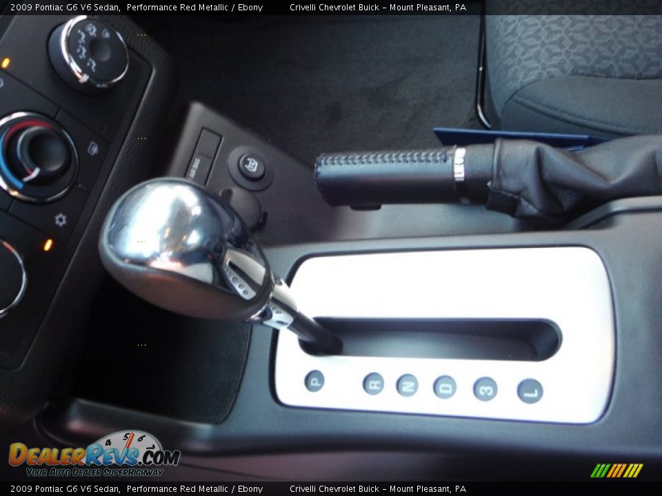 2009 Pontiac G6 V6 Sedan Performance Red Metallic / Ebony Photo #19