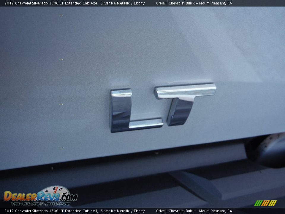 2012 Chevrolet Silverado 1500 LT Extended Cab 4x4 Silver Ice Metallic / Ebony Photo #12