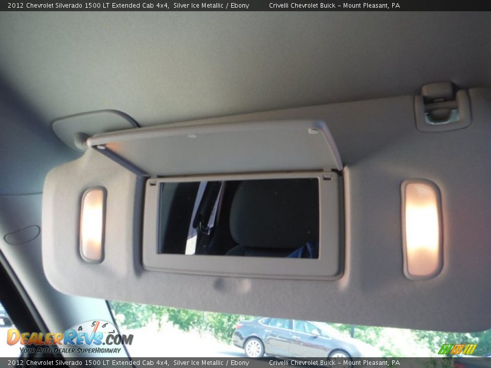 2012 Chevrolet Silverado 1500 LT Extended Cab 4x4 Silver Ice Metallic / Ebony Photo #31