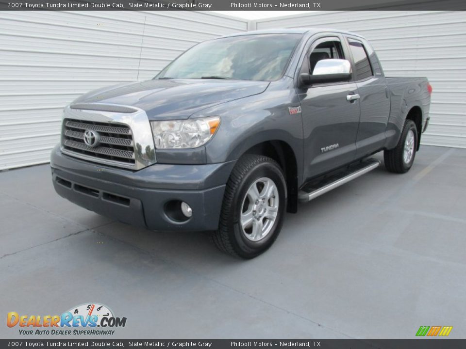 Front 3/4 View of 2007 Toyota Tundra Limited Double Cab Photo #5
