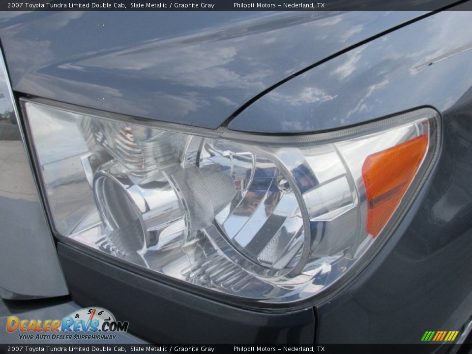 2007 Toyota Tundra Limited Double Cab Slate Metallic / Graphite Gray Photo #7