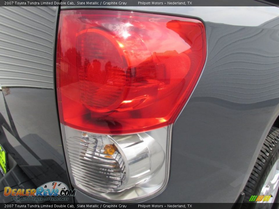 2007 Toyota Tundra Limited Double Cab Slate Metallic / Graphite Gray Photo #12