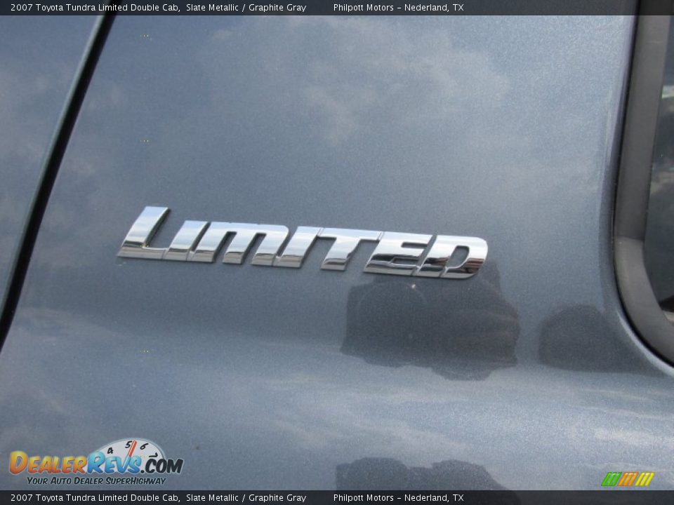 2007 Toyota Tundra Limited Double Cab Slate Metallic / Graphite Gray Photo #15