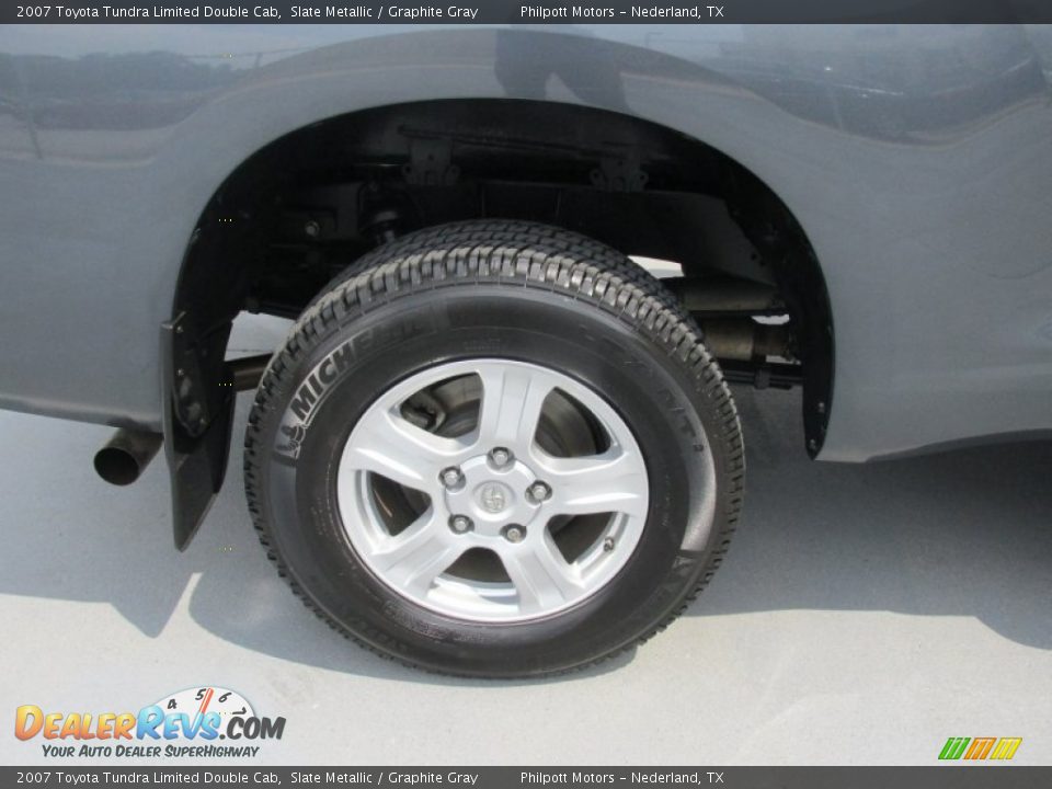 2007 Toyota Tundra Limited Double Cab Slate Metallic / Graphite Gray Photo #17