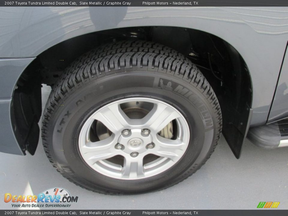 2007 Toyota Tundra Limited Double Cab Slate Metallic / Graphite Gray Photo #19