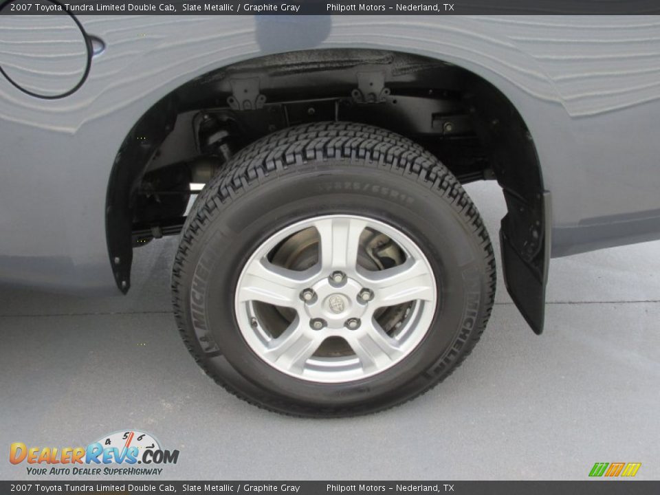 2007 Toyota Tundra Limited Double Cab Slate Metallic / Graphite Gray Photo #20
