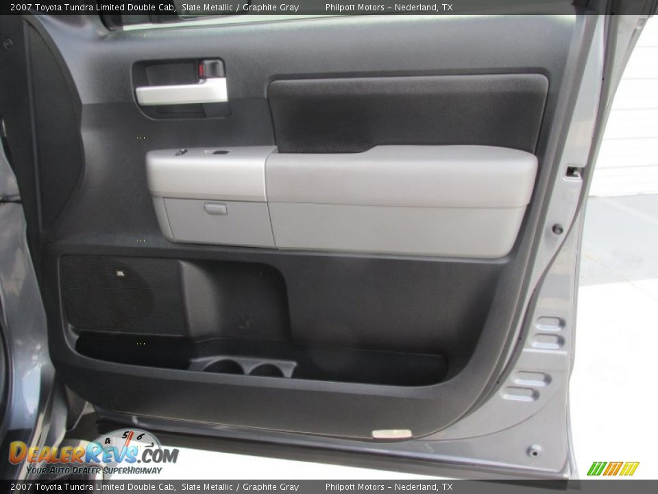 2007 Toyota Tundra Limited Double Cab Slate Metallic / Graphite Gray Photo #24