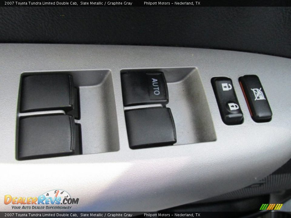 2007 Toyota Tundra Limited Double Cab Slate Metallic / Graphite Gray Photo #32