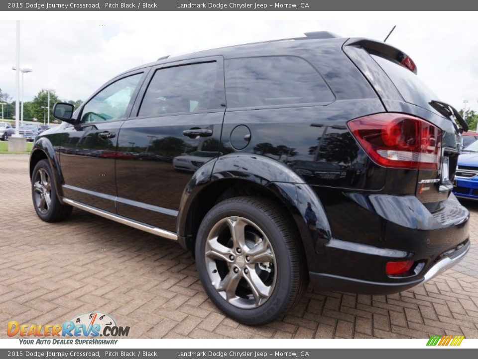 2015 Dodge Journey Crossroad Pitch Black / Black Photo #2