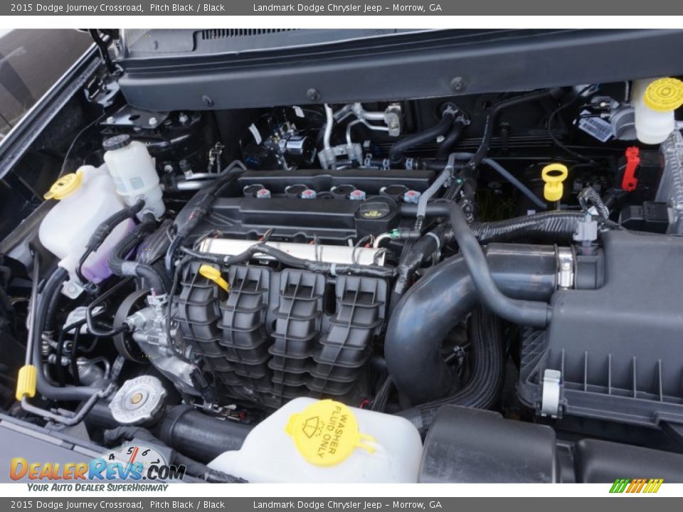 2015 Dodge Journey Crossroad Pitch Black / Black Photo #8