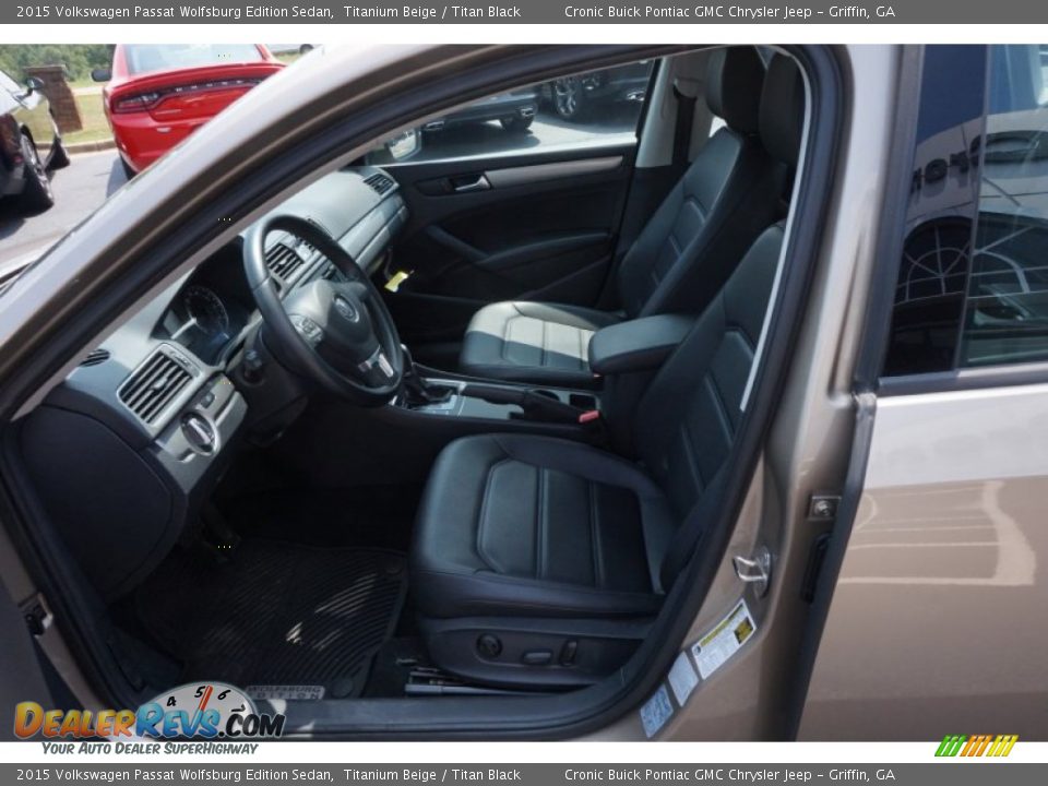 2015 Volkswagen Passat Wolfsburg Edition Sedan Titanium Beige / Titan Black Photo #9