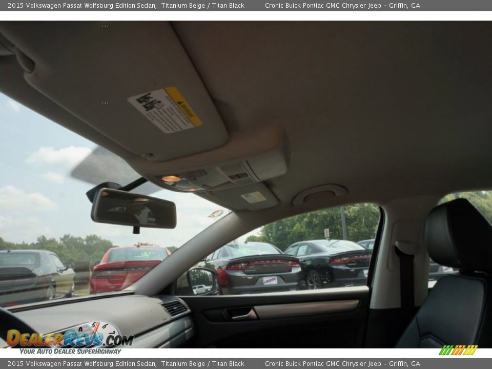 2015 Volkswagen Passat Wolfsburg Edition Sedan Titanium Beige / Titan Black Photo #11