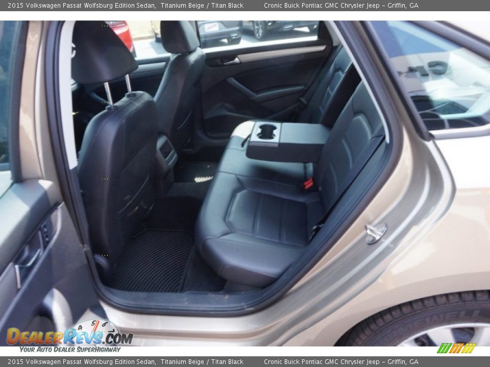 2015 Volkswagen Passat Wolfsburg Edition Sedan Titanium Beige / Titan Black Photo #15