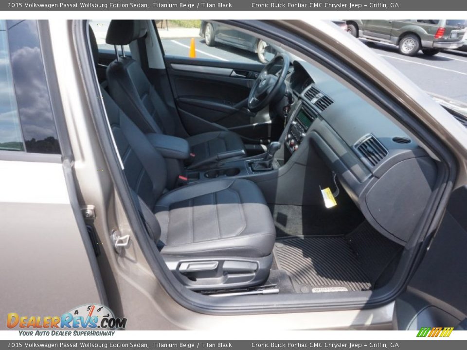 2015 Volkswagen Passat Wolfsburg Edition Sedan Titanium Beige / Titan Black Photo #18