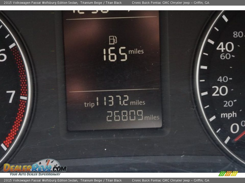 2015 Volkswagen Passat Wolfsburg Edition Sedan Titanium Beige / Titan Black Photo #22