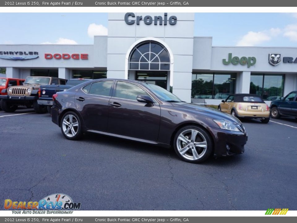 2012 Lexus IS 250 Fire Agate Pearl / Ecru Photo #1