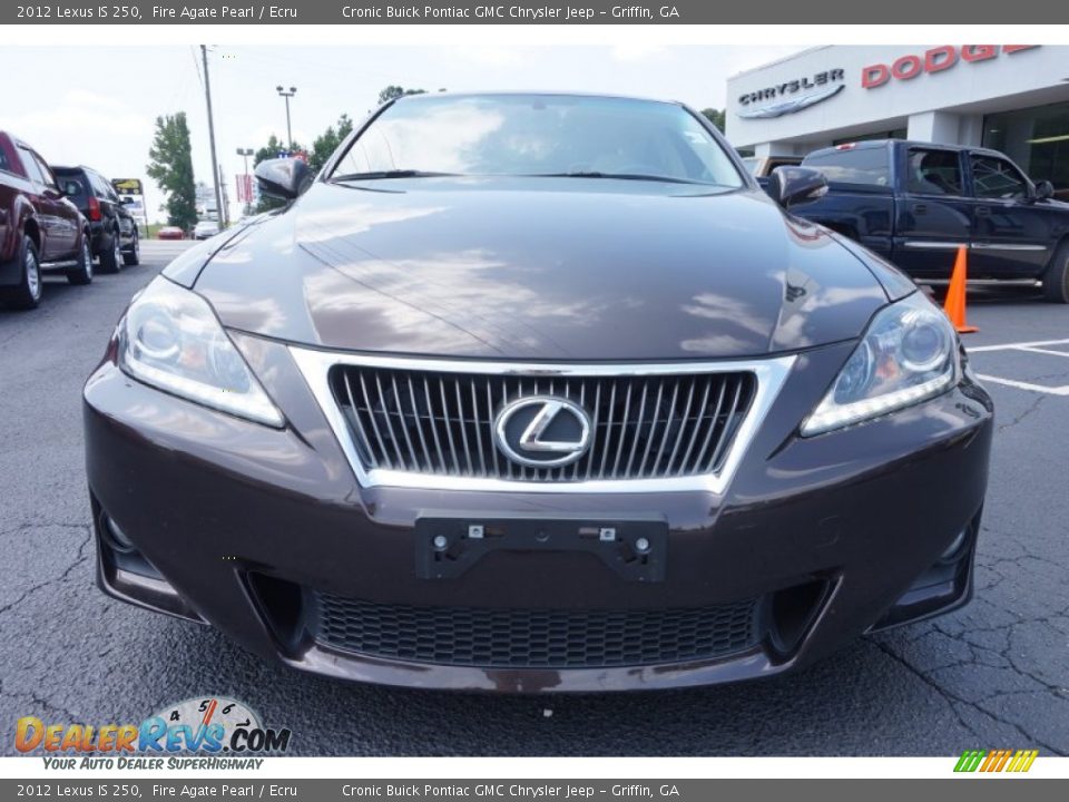 2012 Lexus IS 250 Fire Agate Pearl / Ecru Photo #2